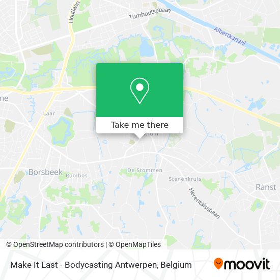 Make It Last - Bodycasting Antwerpen map