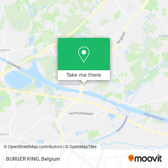 BURGER KING map