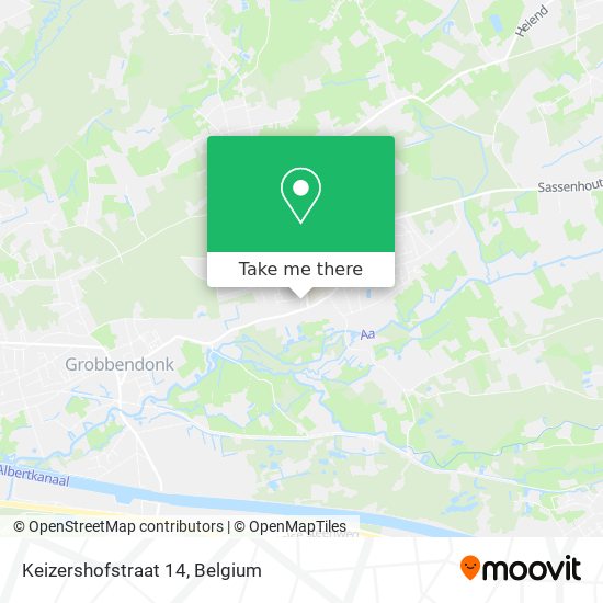 Keizershofstraat 14 plan