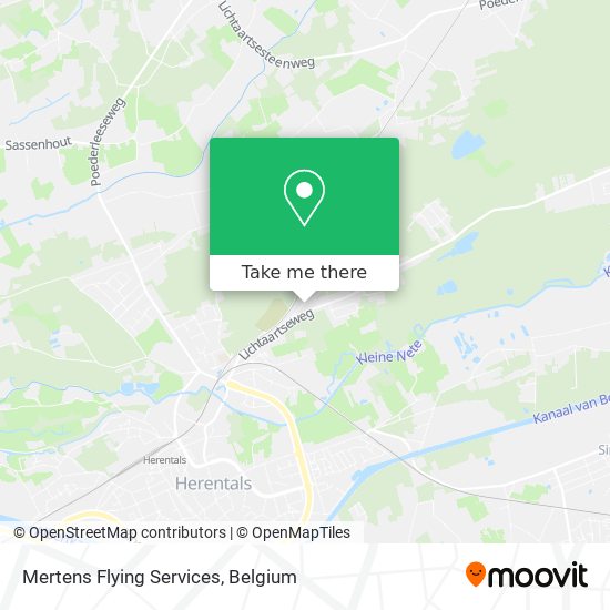 Mertens Flying Services map