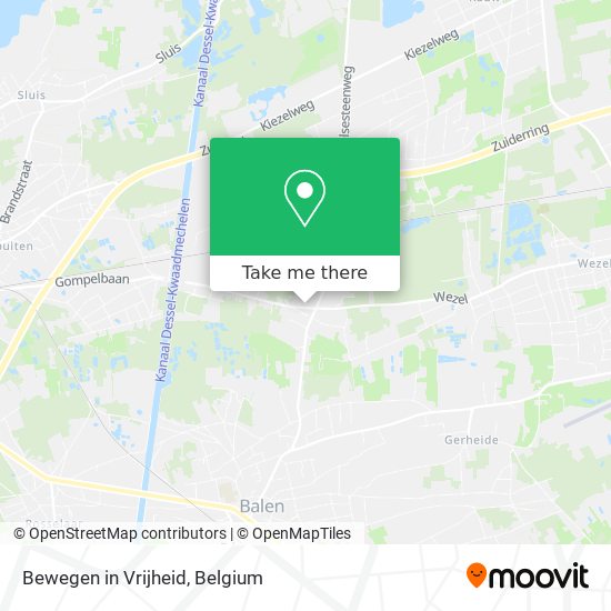 Bewegen in Vrijheid plan