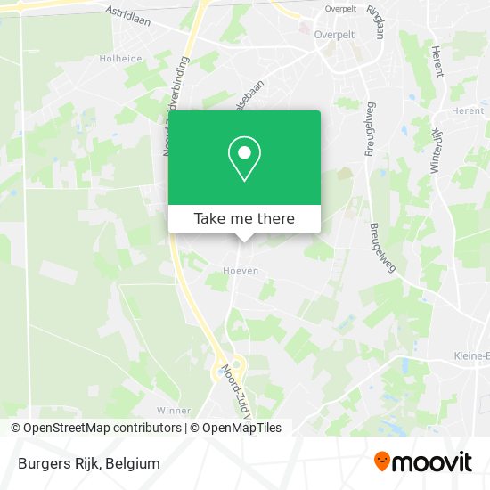 Burgers Rijk map