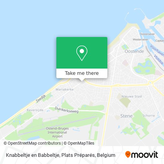 Knabbeltje en Babbeltje, Plats Préparés map