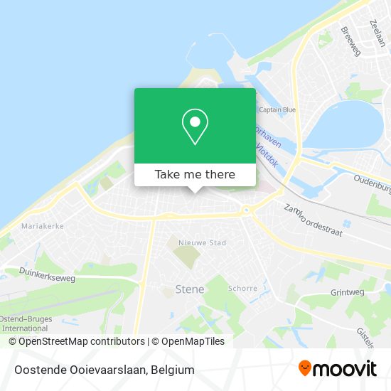 Oostende Ooievaarslaan plan