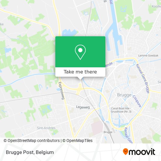 Brugge Post map