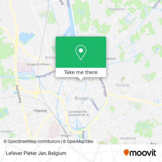 Lefever Pieter Jan map