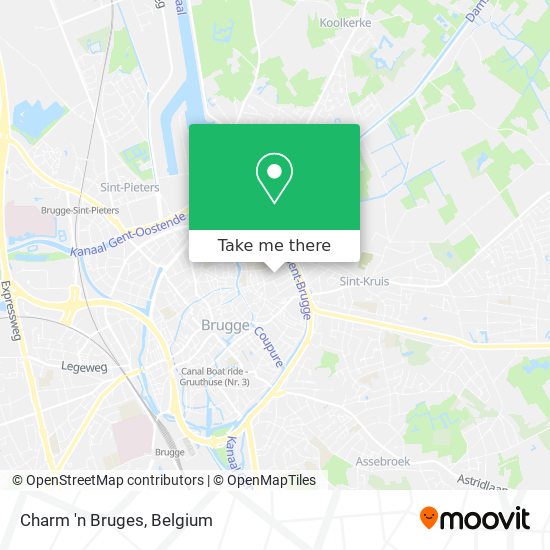 Charm 'n Bruges map