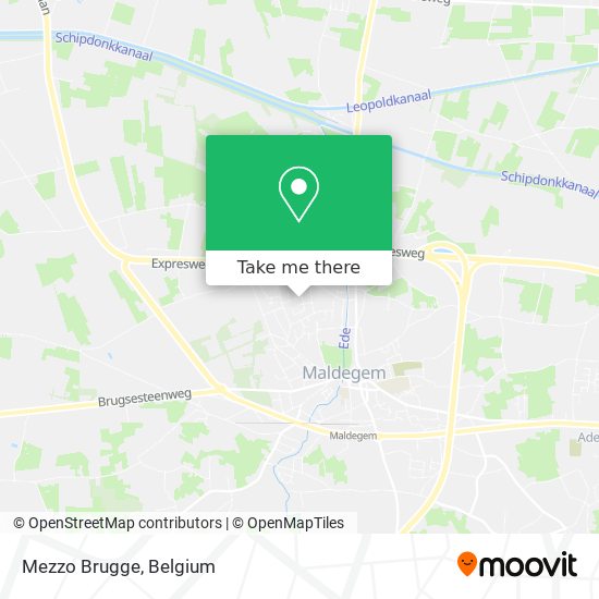 Mezzo Brugge map