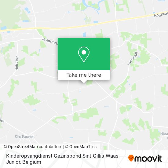 Kinderopvangdienst Gezinsbond Sint-Gillis-Waas Junior map