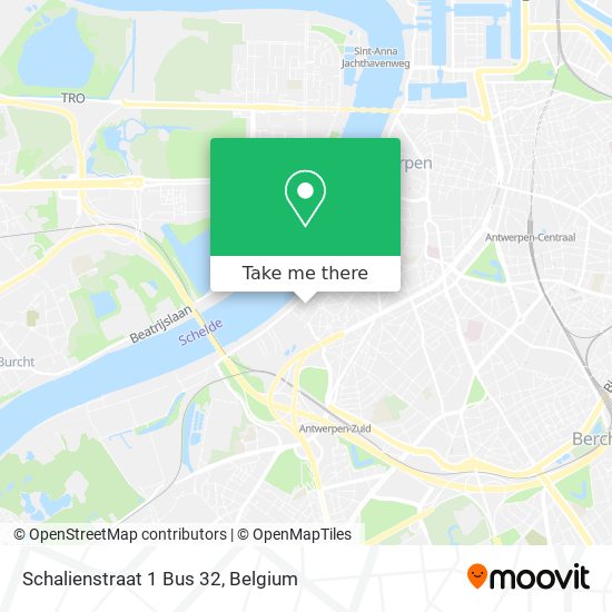 Schalienstraat 1 Bus 32 map