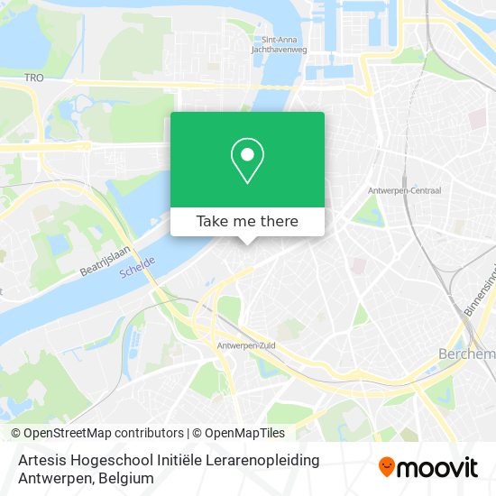 Artesis Hogeschool Initiële Lerarenopleiding Antwerpen plan