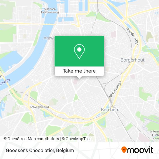 Goossens Chocolatier map