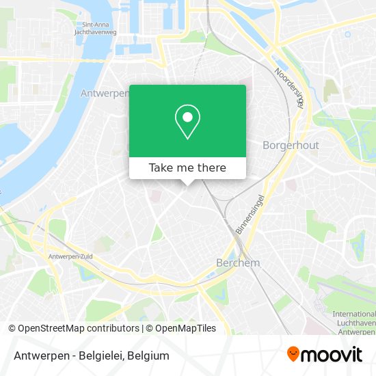 Antwerpen - Belgielei plan