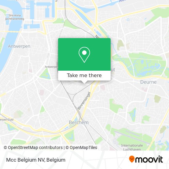 Mcc Belgium NV map
