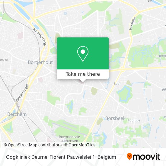 Oogkliniek Deurne, Florent Pauwelslei 1 map