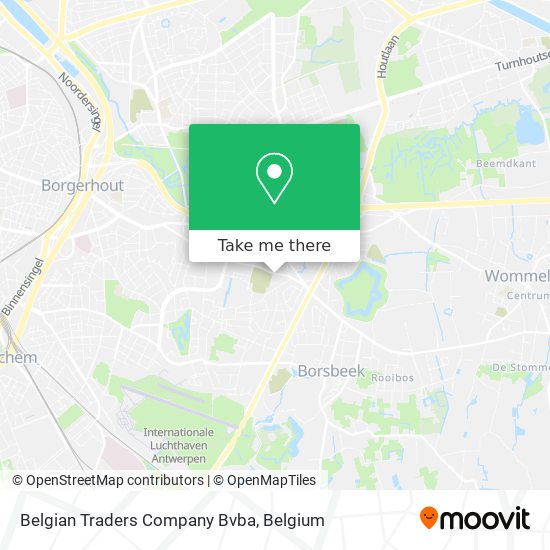 Belgian Traders Company Bvba map