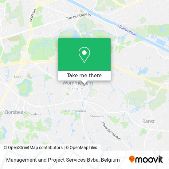 Management and Project Services Bvba map