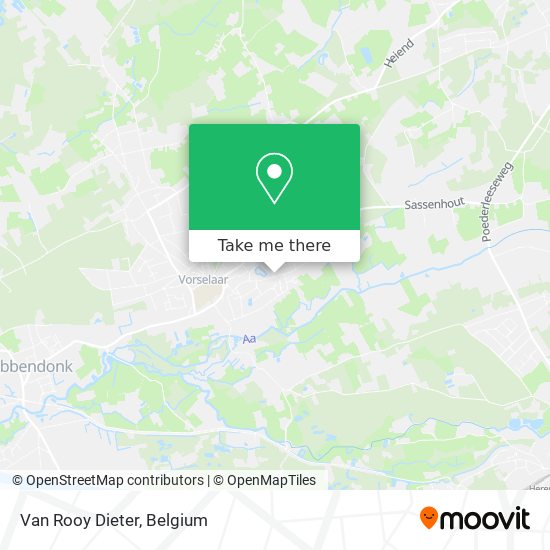 Van Rooy Dieter map