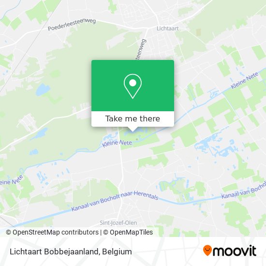 Lichtaart Bobbejaanland map