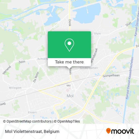 Mol Violettenstraat plan