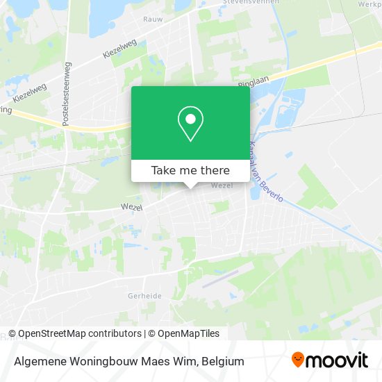 Algemene Woningbouw Maes Wim map