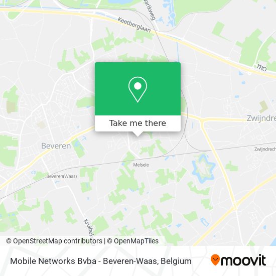 Mobile Networks Bvba - Beveren-Waas map