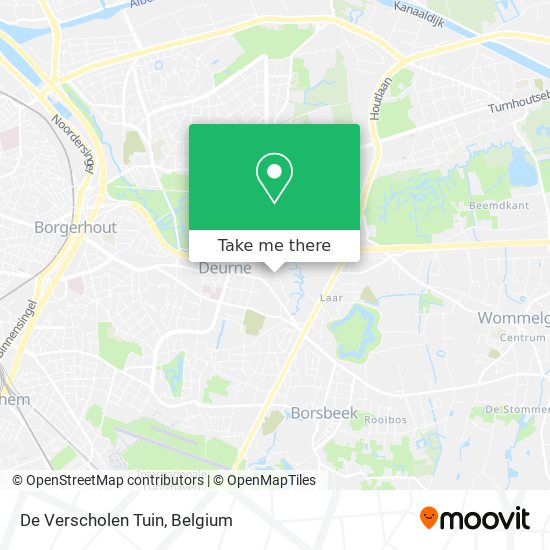 De Verscholen Tuin map