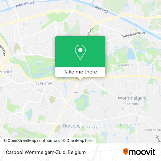 Carpool Wommelgem-Zuid plan