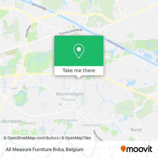 All Measure Furniture Bvba map