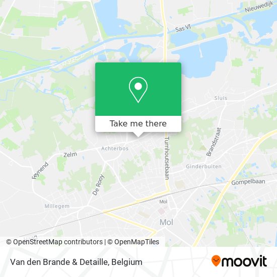 Van den Brande & Detaille map