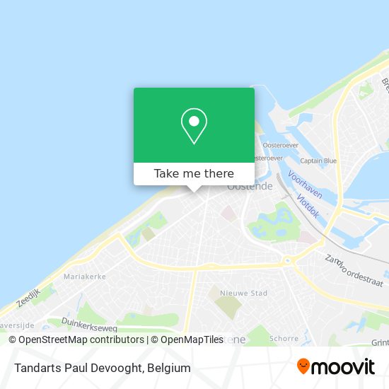 Tandarts Paul Devooght map