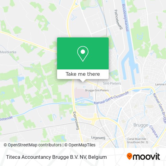 Titeca Accountancy Brugge B.V. NV map
