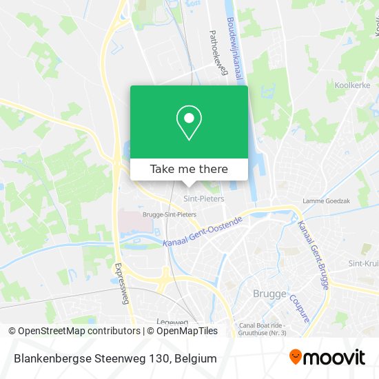 Blankenbergse Steenweg 130 map