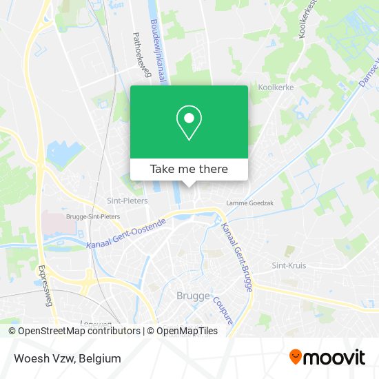 Woesh Vzw map