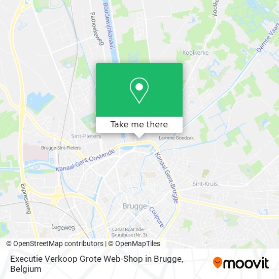 Executie Verkoop Grote Web-Shop in Brugge plan