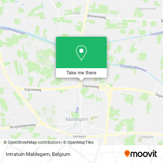 Intratuin Maldegem map