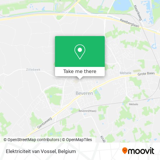 Elektriciteit van Vossel plan