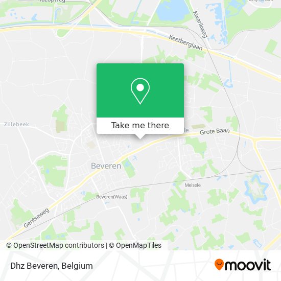 Dhz Beveren map