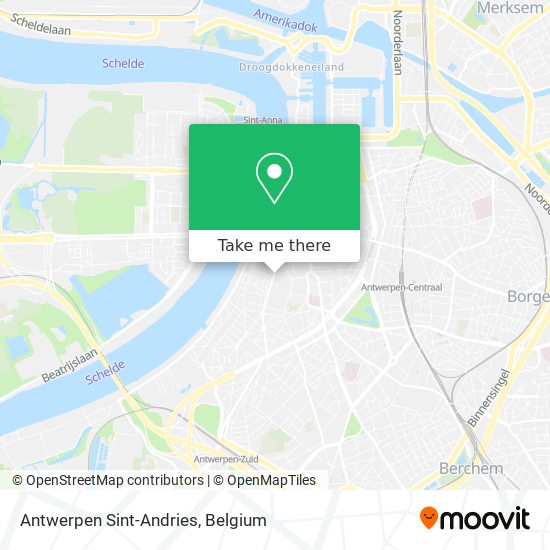 Antwerpen Sint-Andries map