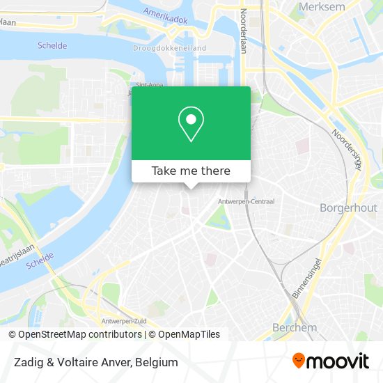 Zadig & Voltaire Anver map