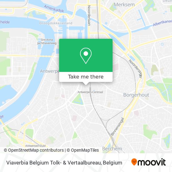Viaverbia Belgium Tolk- & Vertaalbureau map