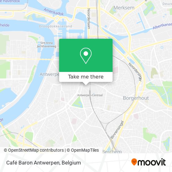 Café Baron Antwerpen plan