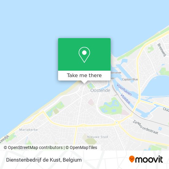 Dienstenbedrijf de Kust map