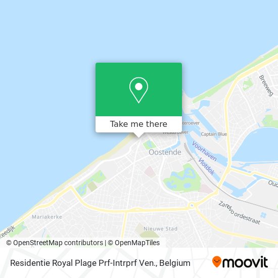 Residentie Royal Plage Prf-Intrprf Ven. map