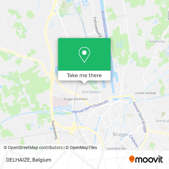 DELHAIZE map