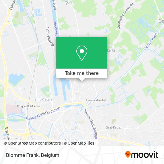 Blomme Frank map