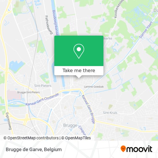 Brugge de Garve map