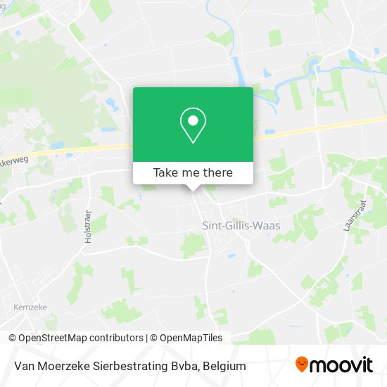 Van Moerzeke Sierbestrating Bvba plan