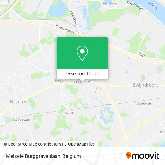 Melsele Burggravenlaan plan