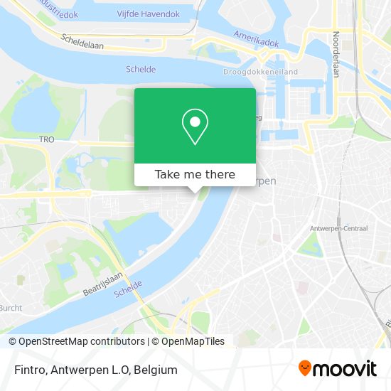 Fintro, Antwerpen L.O map